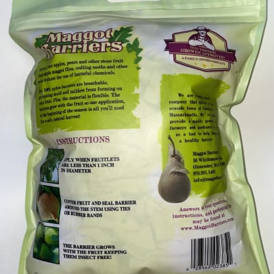 Maggot Barriers for Tree Fruit