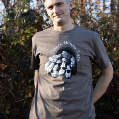 Taters Gonna Tate Straight-Cut Tee,  Brown
