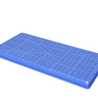 Blue Shallow Heavy-Duty Mesh Tray