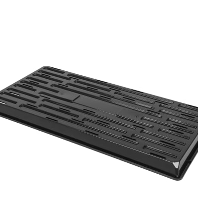Black Shallow Heavy-Duty Bottom Trays with Drain Holes