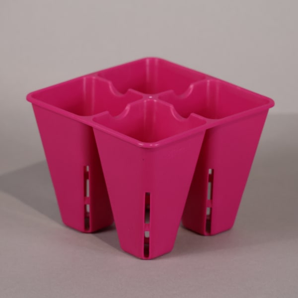 Magenta Air Pruning Tray 4-cell