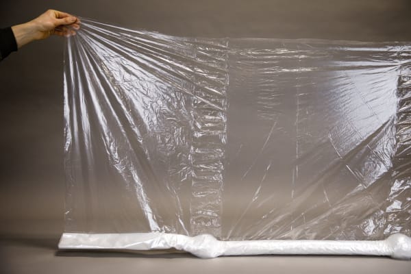 Clear Slitted Plastic Row Cover