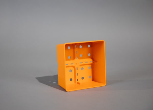 Orange 5" Heavy-Duty Microgreen Trays
