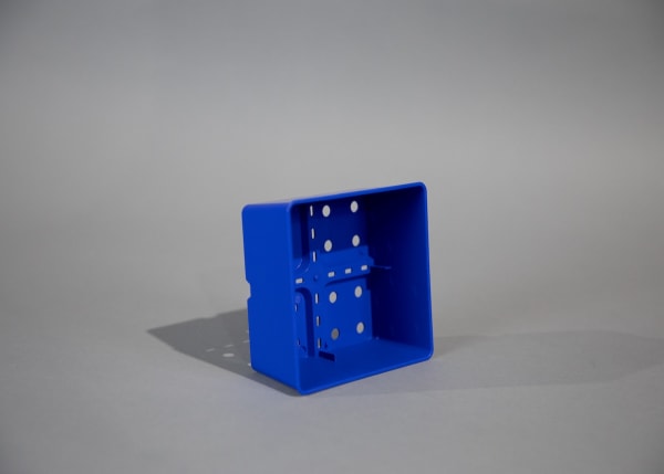 Blue 5" Heavy-Duty Microgreen Trays