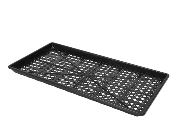 Black Shallow Heavy-Duty Mesh Tray