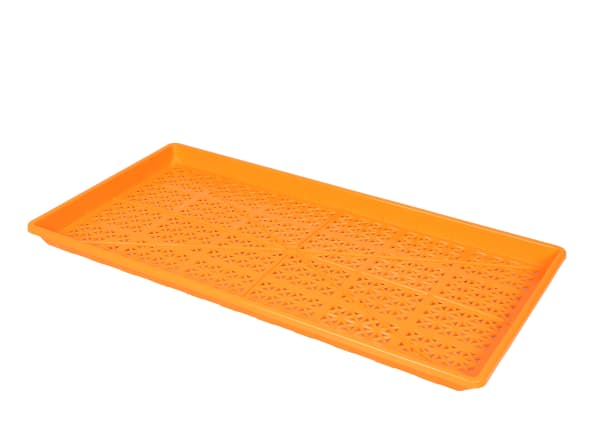 Orange Shallow Heavy-Duty Mesh Tray