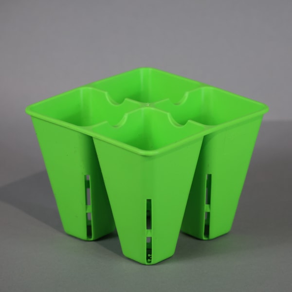 Green Air Pruning Tray 4-cell