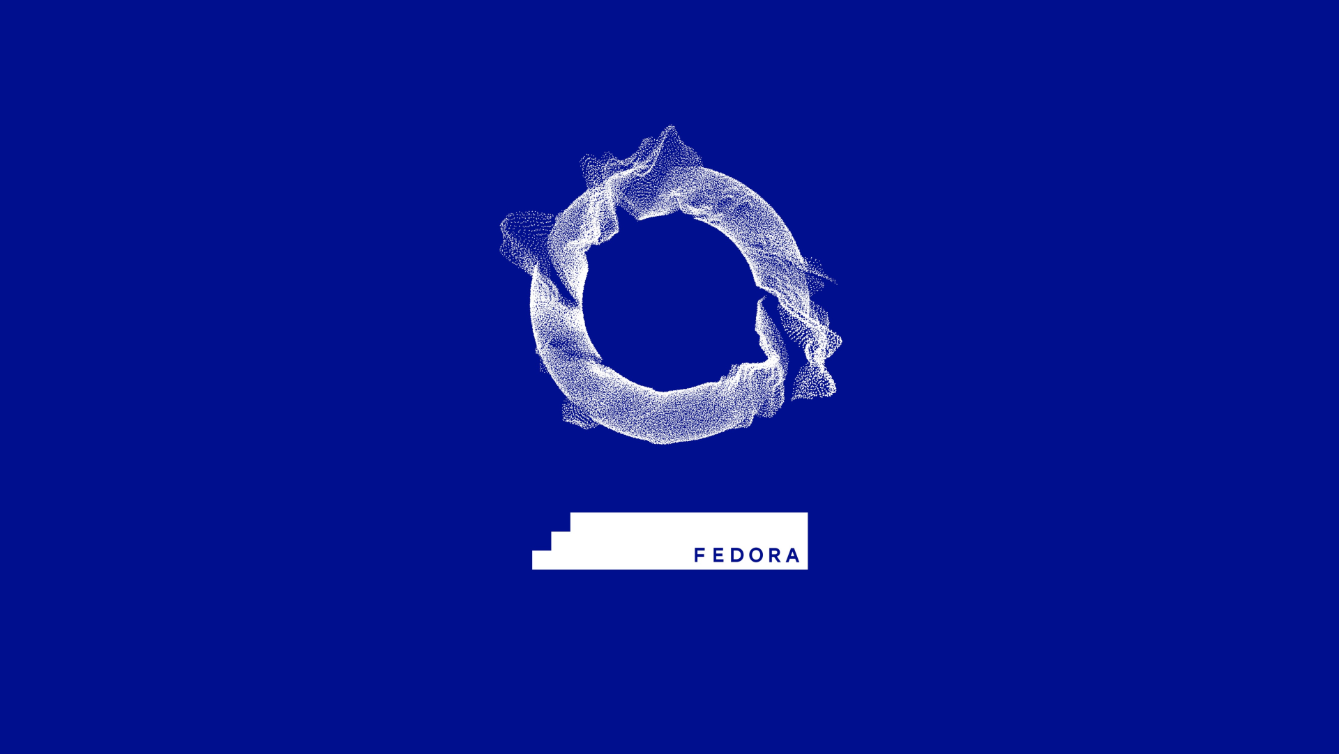 FEDORA 10 year Anniversary - Logo Blue