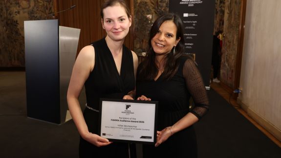 FEDORA Award Ceremony - 26.04.2025 - Recipients of the FEDORA Audience Award 2025 © Katharina Schiffl for FEDORA