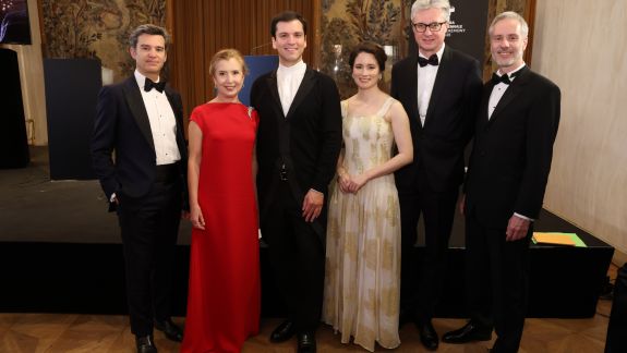 FEDORA Award Ceremony-26.04.2025-Stéphane Argyropoulos,Tetyana Ivanova, Demis Volpi, Georg Hauesler,Florian Schulz©Katharina Schiffl