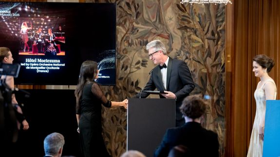FEDORA Award Ceremony - 26.04.2025 - Audience Award Speech © Rizar Photo for FEDORA