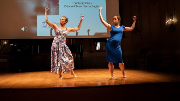 Christine Bastin, Choreographer of Touche le ciel and Orianne Vilmer, Cofondatrice & CEO of La Fabrique de la Danse