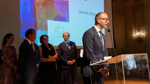 (From left to right) Edilia Gänz, Director of FEDORA, Jérôme-François Zieseniss, President of FEDORA Valérie Chevalier, General Director of Opéra Orchestre national Montpellier Philippe Donne