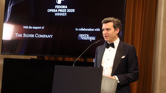 FEDORA Award Ceremony - 26.04.2025 - Opera Prize Speech © Katharina Schiffl for FEDORA