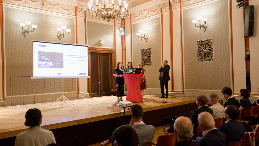 FEDORA Funding Programmes Announcement in Prague - 17.06.22 - Eefa Daly, Valentina Bressan, Edilia Gänz & Nicholas Payne