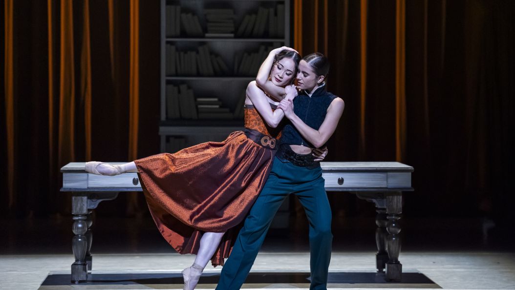 Gemma Coutts and Saeka Shirai in Gentleman Jack. Photo Tristram Kenton