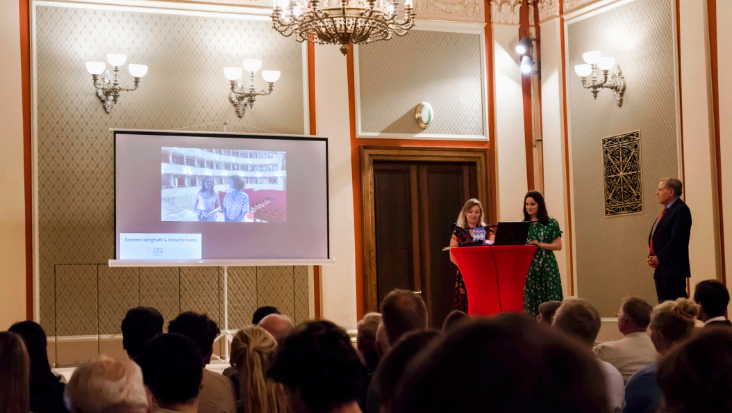 FEDORA Funding Programmes Announcement in Prague - 17.06.22 - Nicholas Payne, Valentina Bressan & Edilia Gänz 3