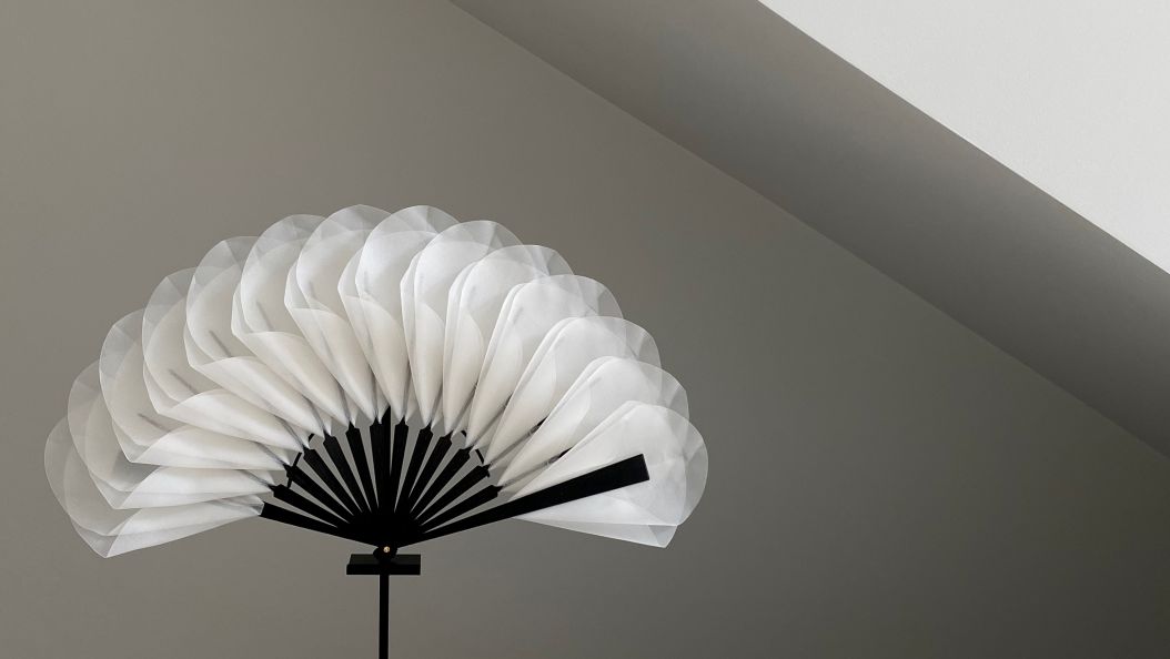 Modèle Couture contemporain_Éventail Tulipe Blanc