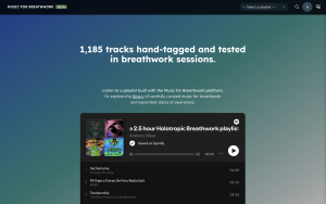 Introduction to the Music for Breathwork platform