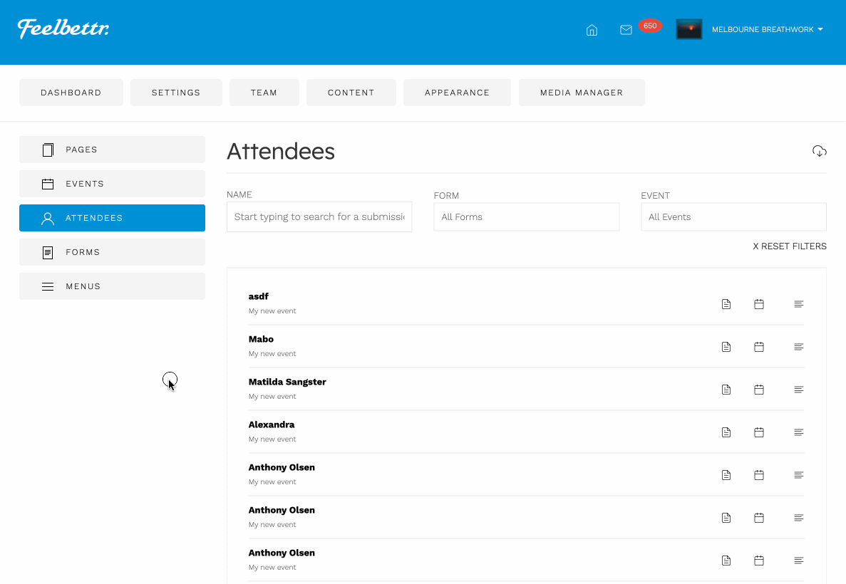 Auto assigning attendees to to a group