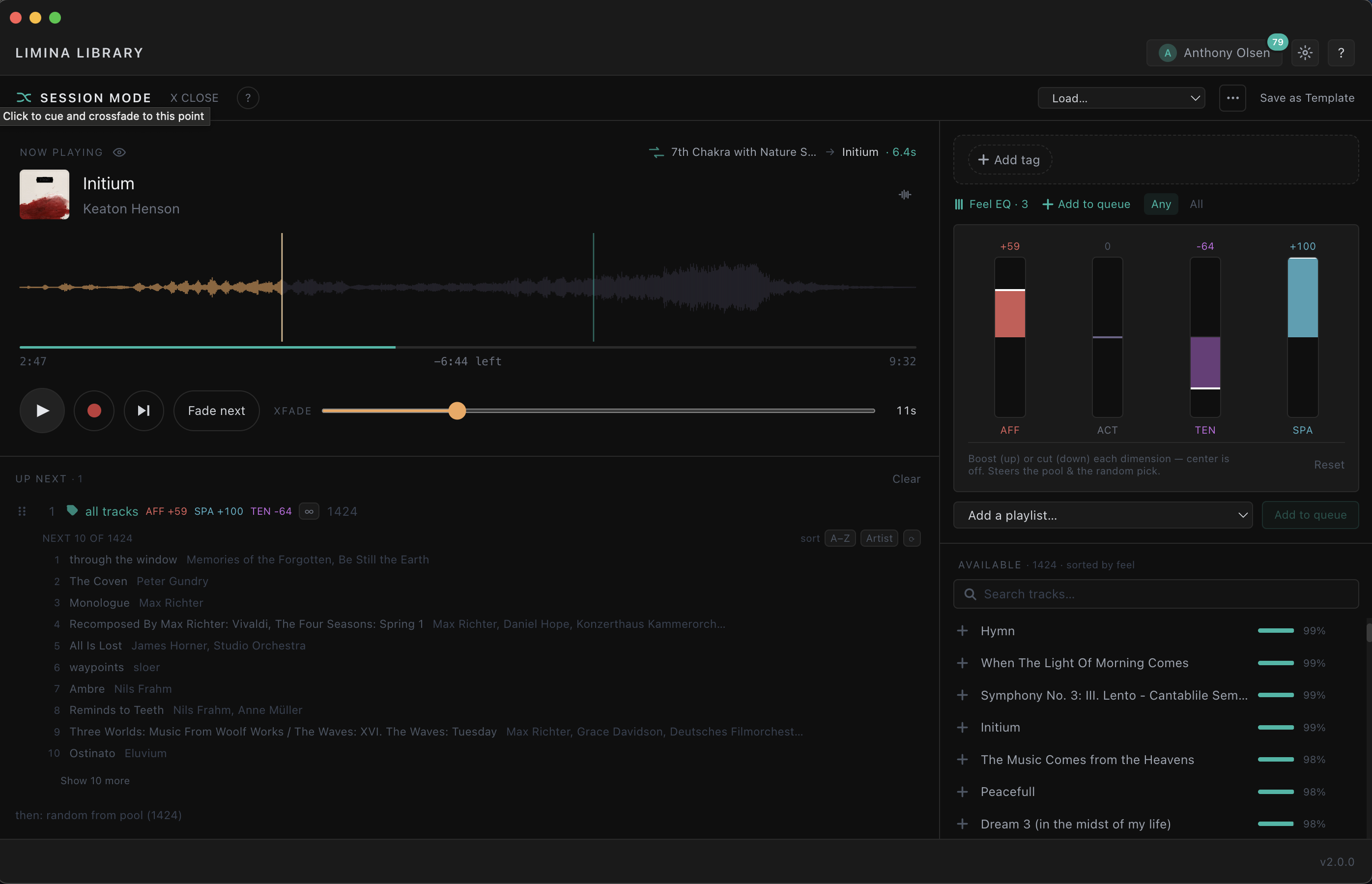 Session Mode: Turning Limina Library into a Live Mixing Tool