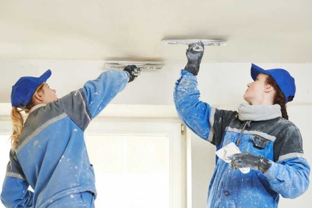 Plafonds stucen? stucadoor feitjes (nl) Plafond witten zonder knoeien