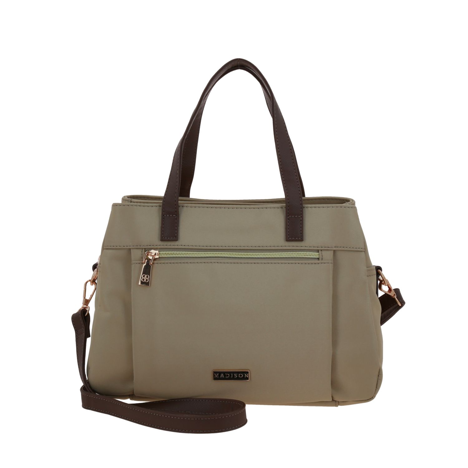 Satchel Madison Felicia Taupe