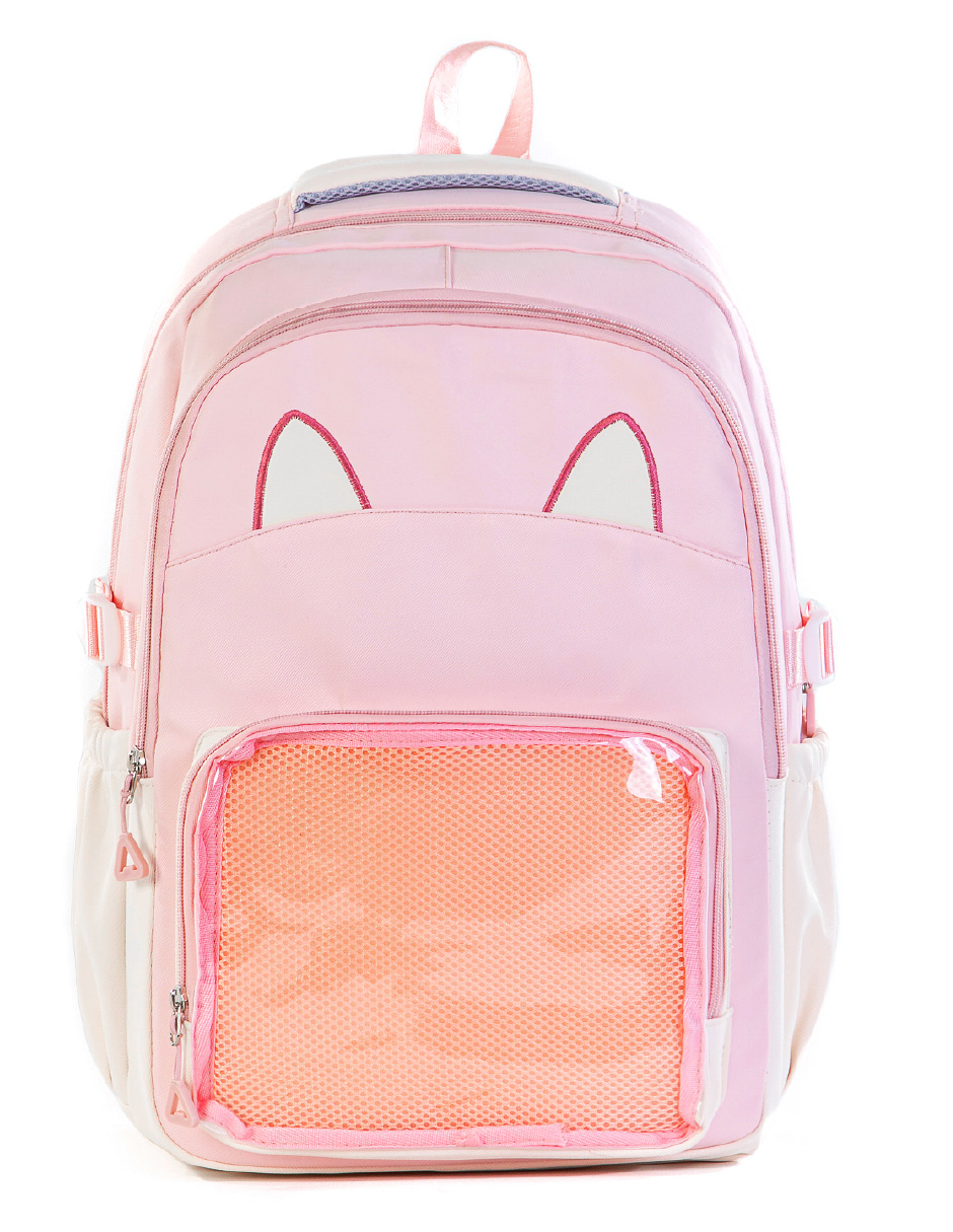 Mochila Portalaptop Travel Republic Rosa Claro