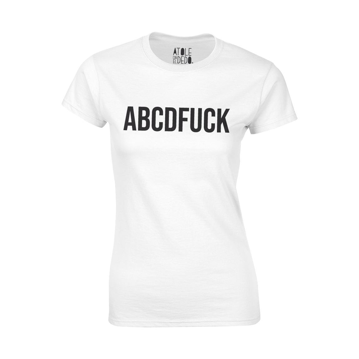 Playera Atole con el dedo Mujer Blanco M