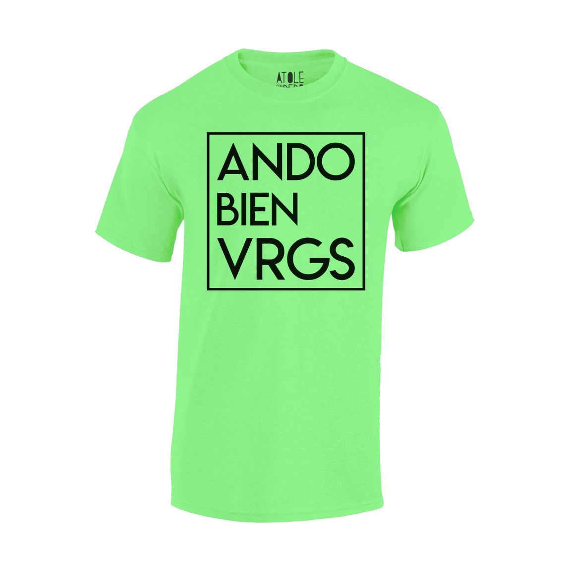 Playera Atole con el dedo Hombre Verde M