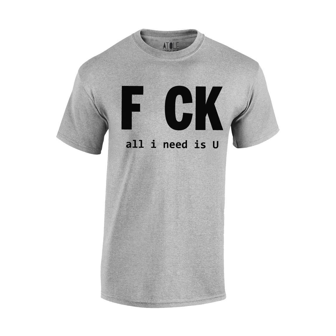 Playera Atole con el dedo Hombre Gris G