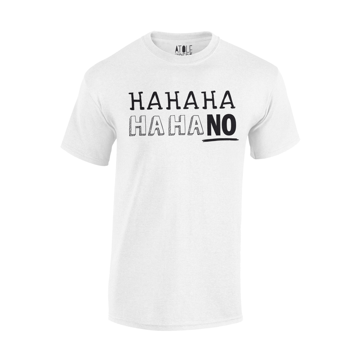 Playera Atole con el dedo Hombre Blanco G
