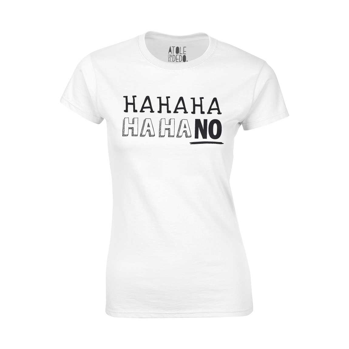 Playera Atole con el dedo Mujer Blanco G