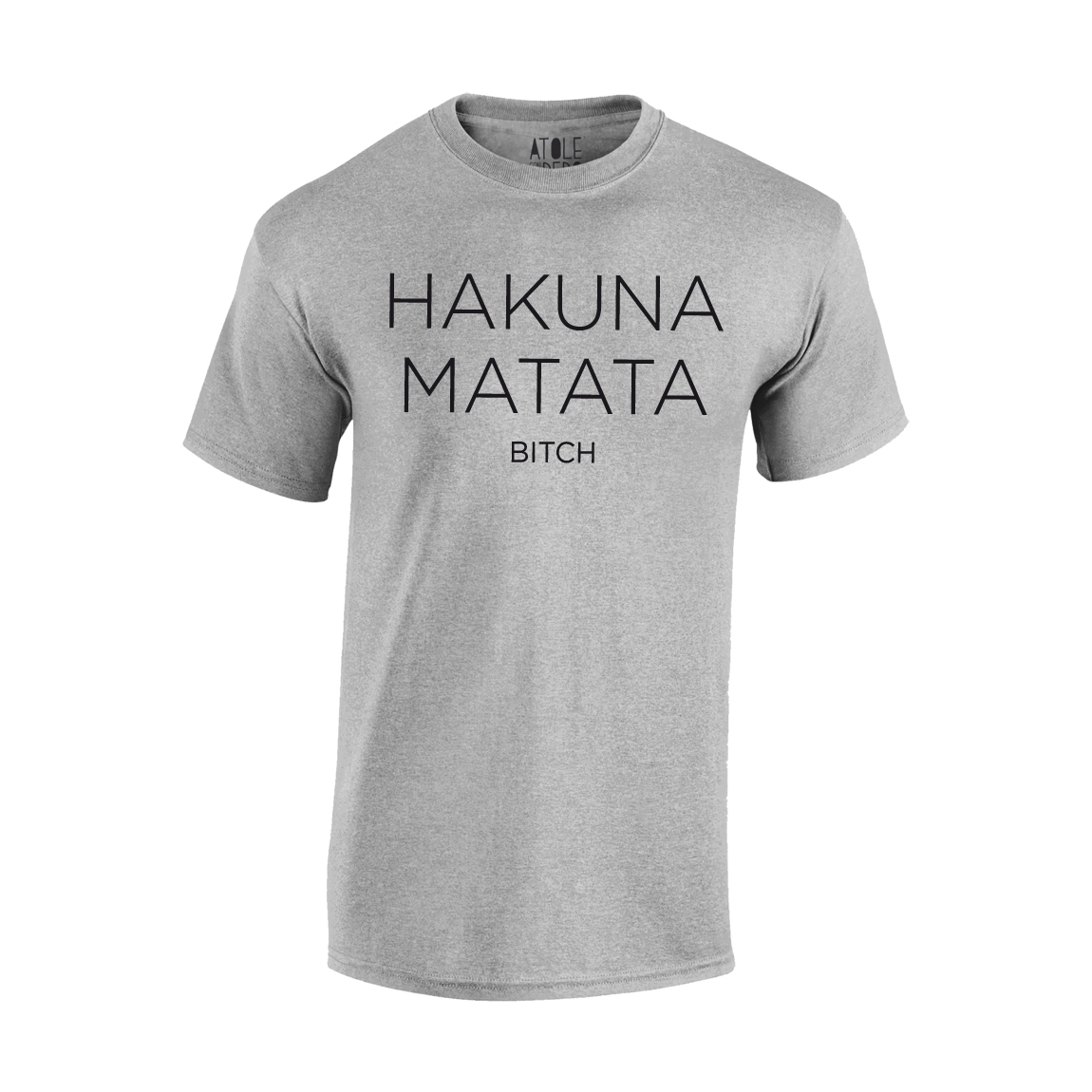 Playera Atole con el dedo Hombre Gris M