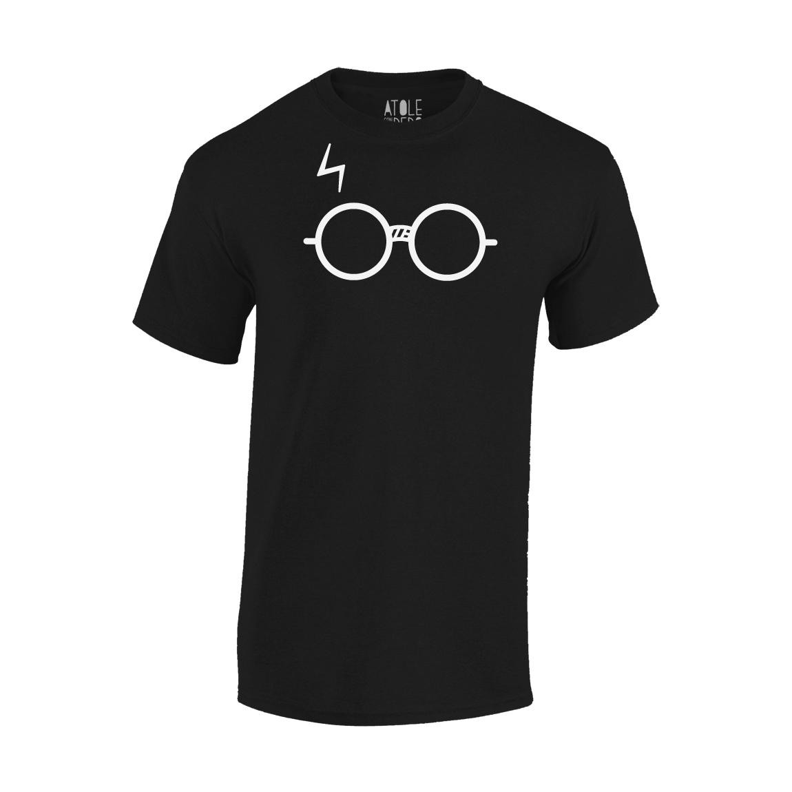 Playera Atole con el dedo Hombre Negro M