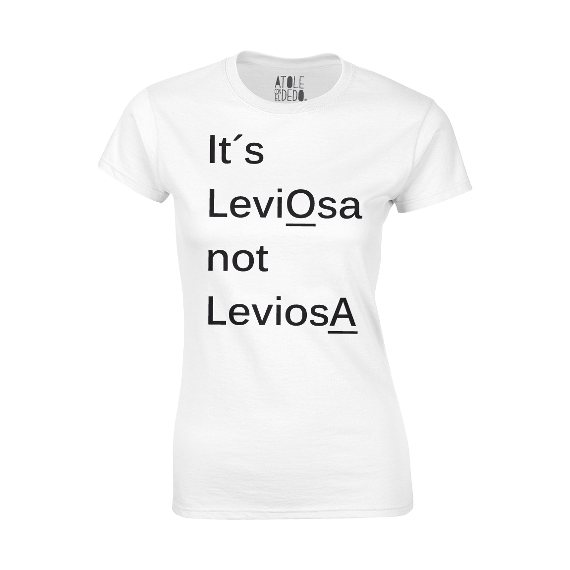 Playera Atole con el dedo Mujer Blanco G