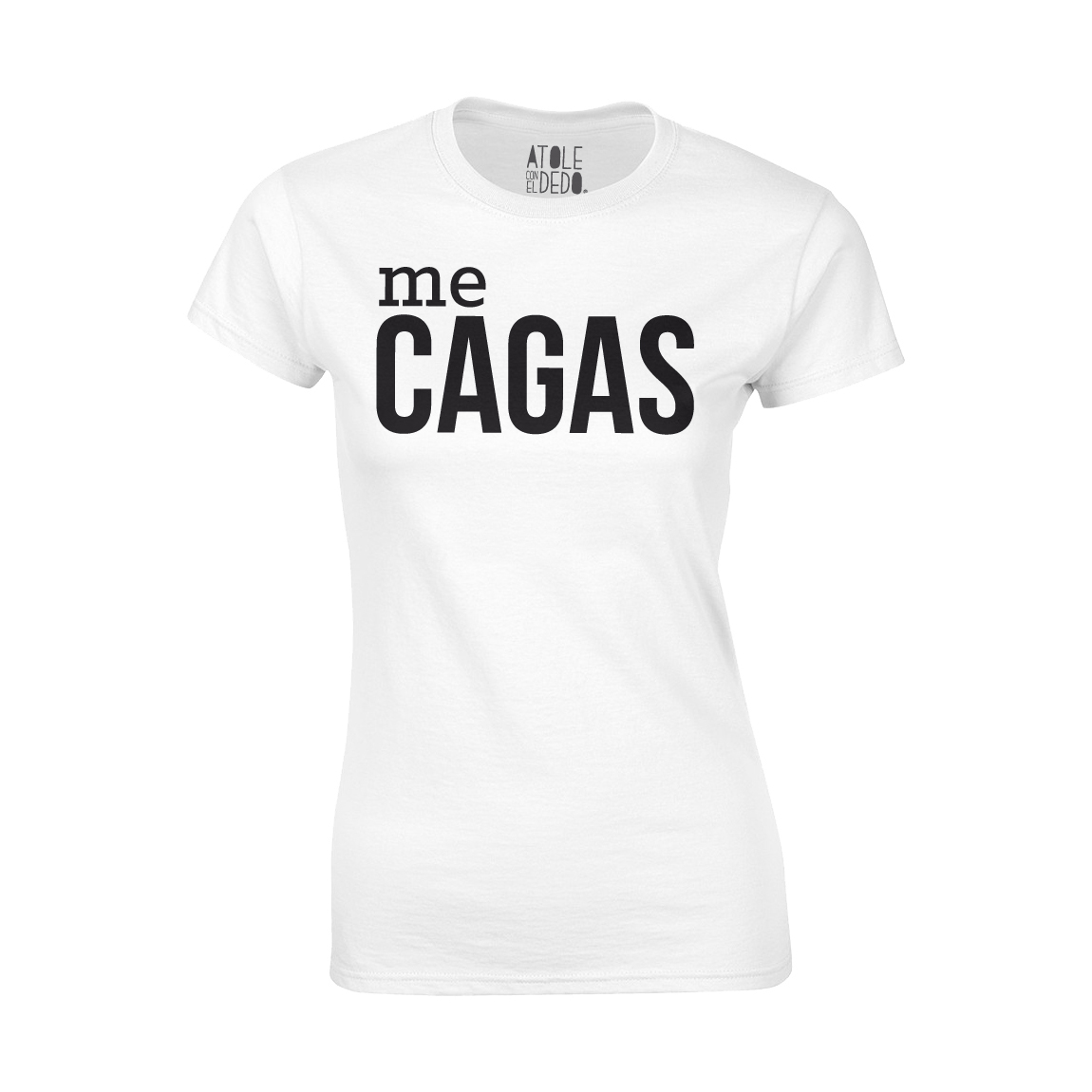 Playera Atole con el dedo Mujer Blanco G