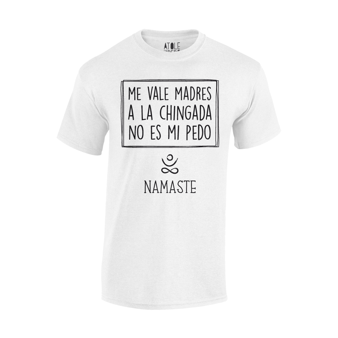 Playera Atole con el dedo Hombre Blanco G