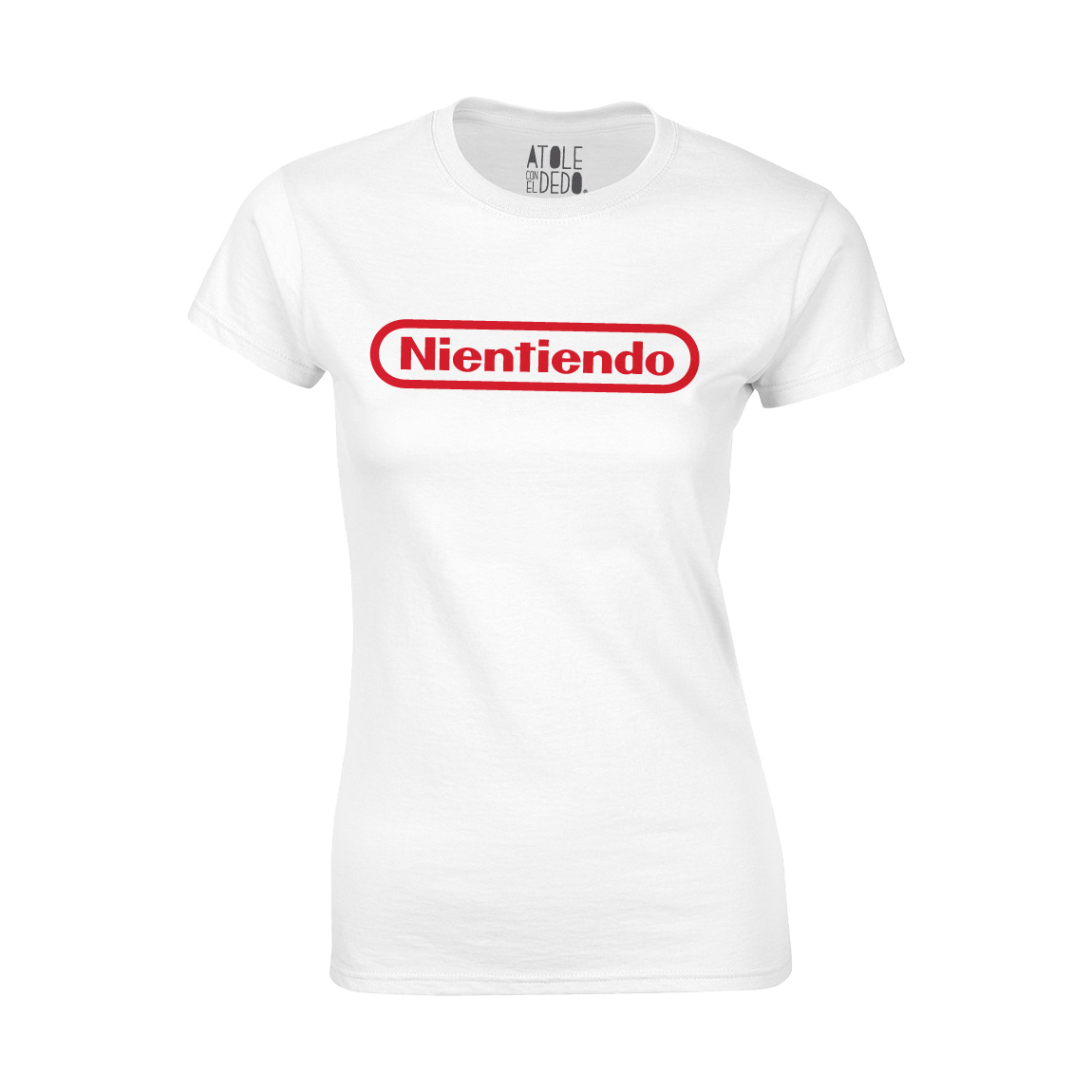 Playera Atole con el dedo Mujer Blanco M