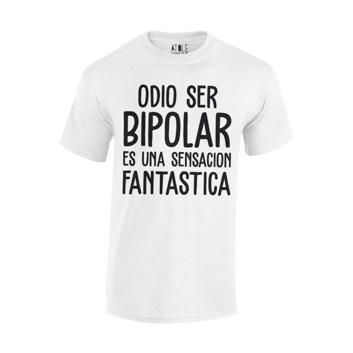 Playera Atole con el dedo Hombre Blanco G