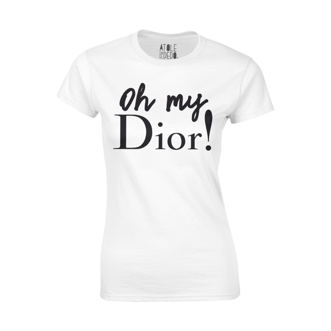 Playera Atole con el dedo Mujer Blanco G