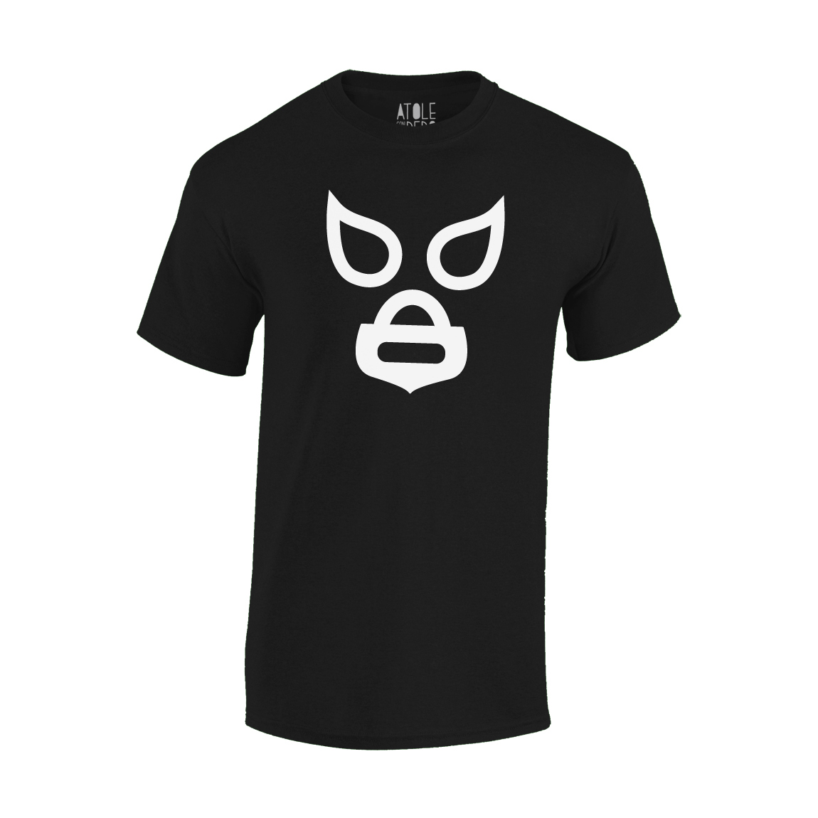 Playera Atole con el dedo Hombre Negro M