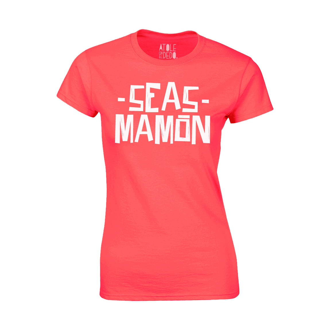 Playera Atole con el dedo Mujer Rojo CH