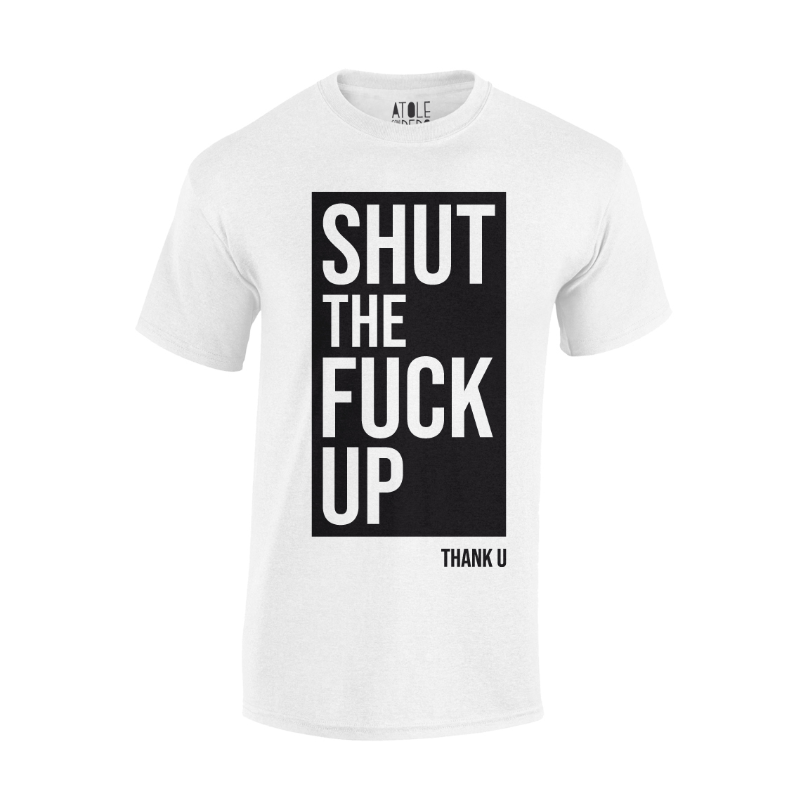 Playera Atole con el dedo Hombre Blanco G