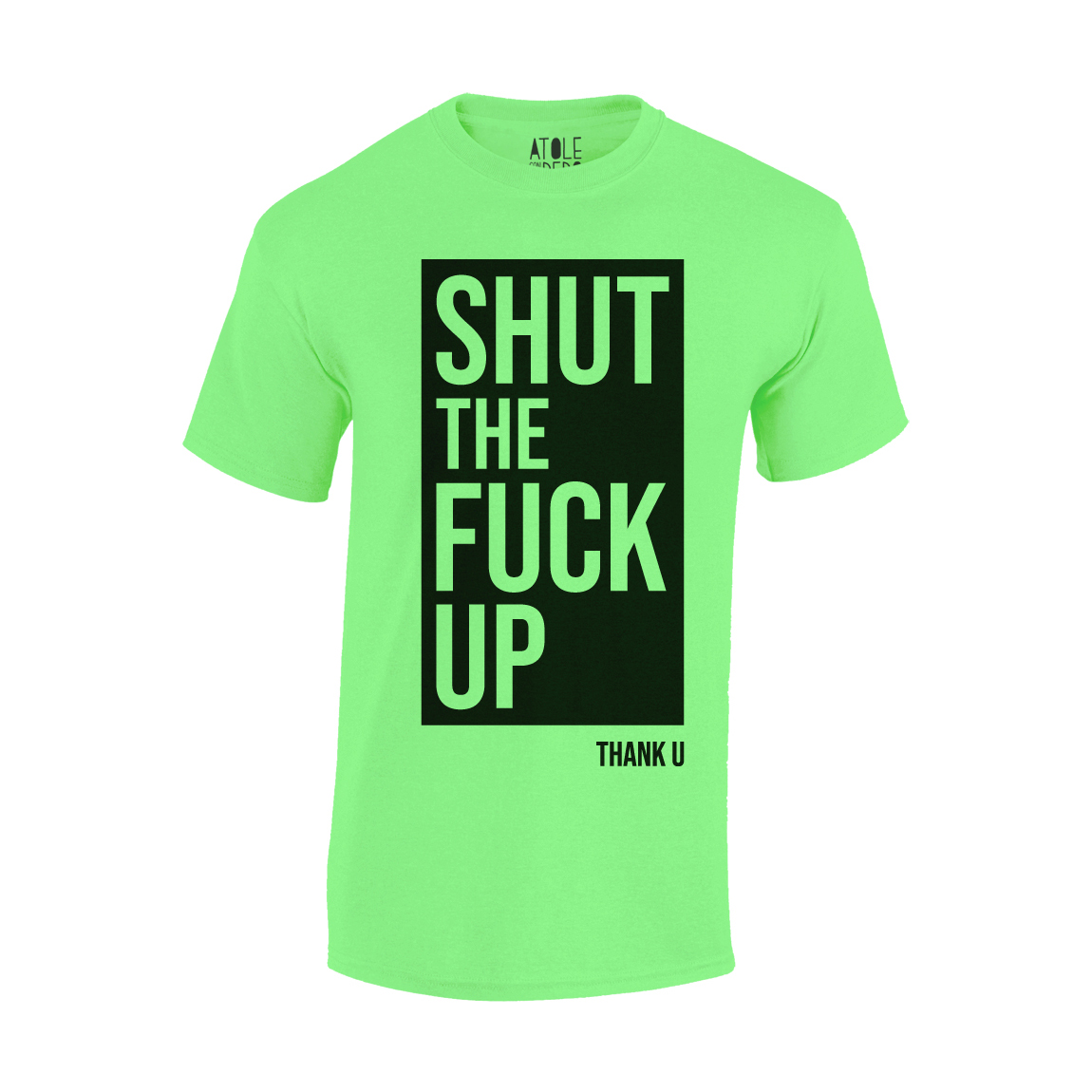 Playera Atole con el dedo Hombre Verde M