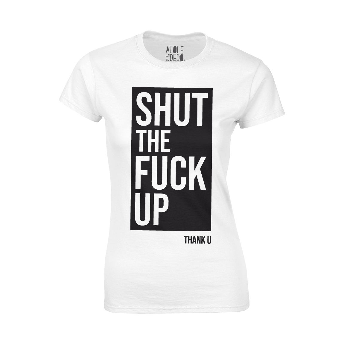 Playera Atole con el dedo Mujer Blanco G