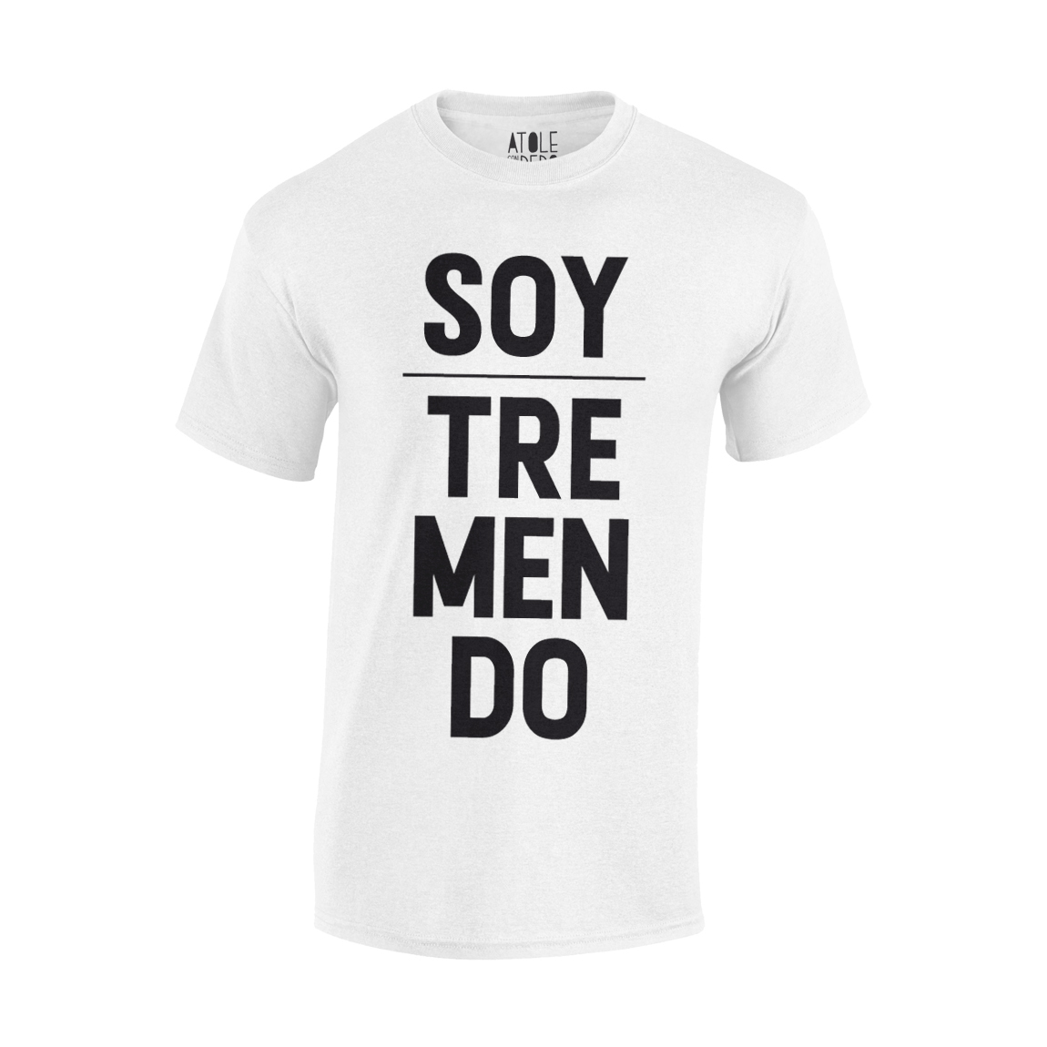 Playera Atole con el dedo Hombre Blanco CH