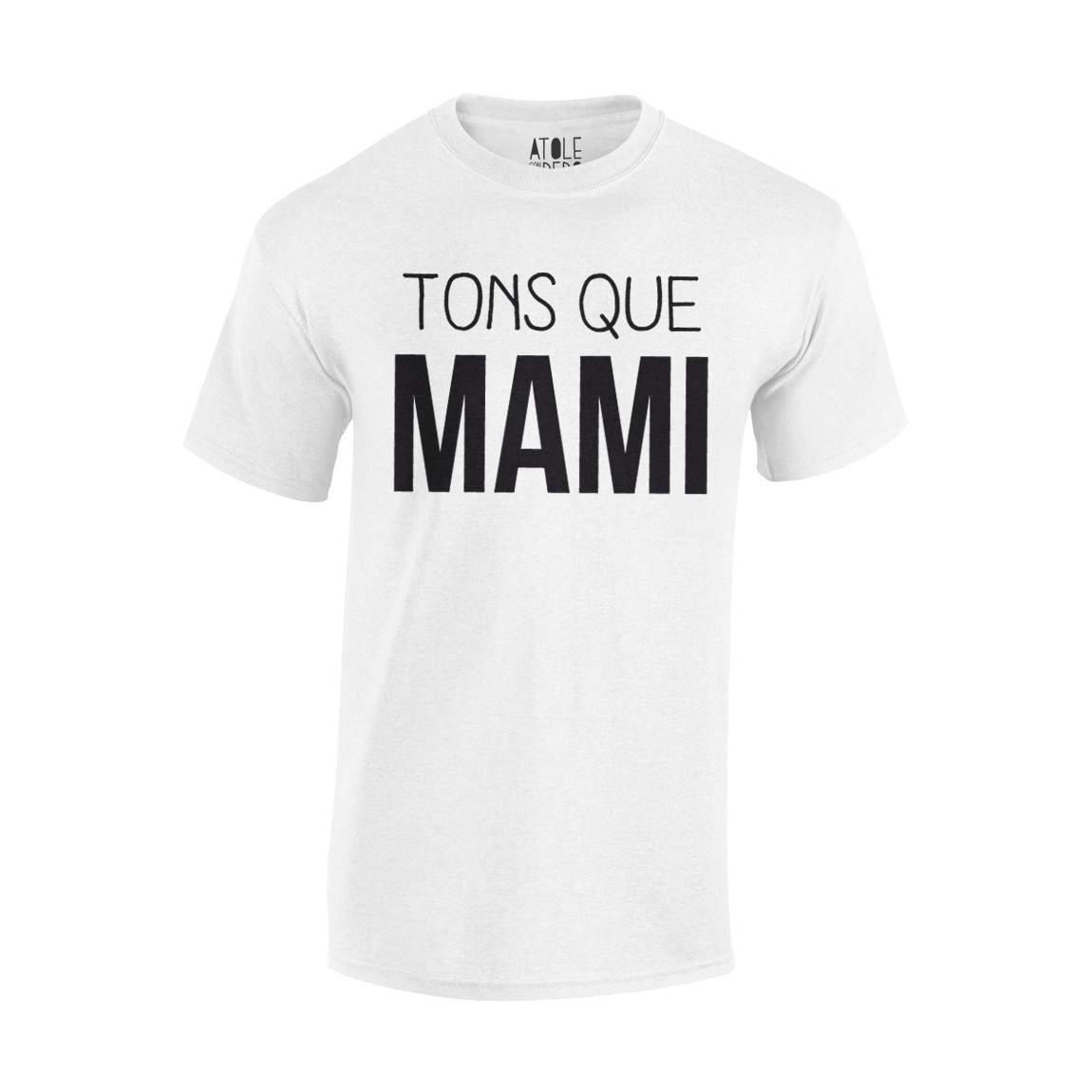 Playera Atole con el dedo Hombre Blanco M