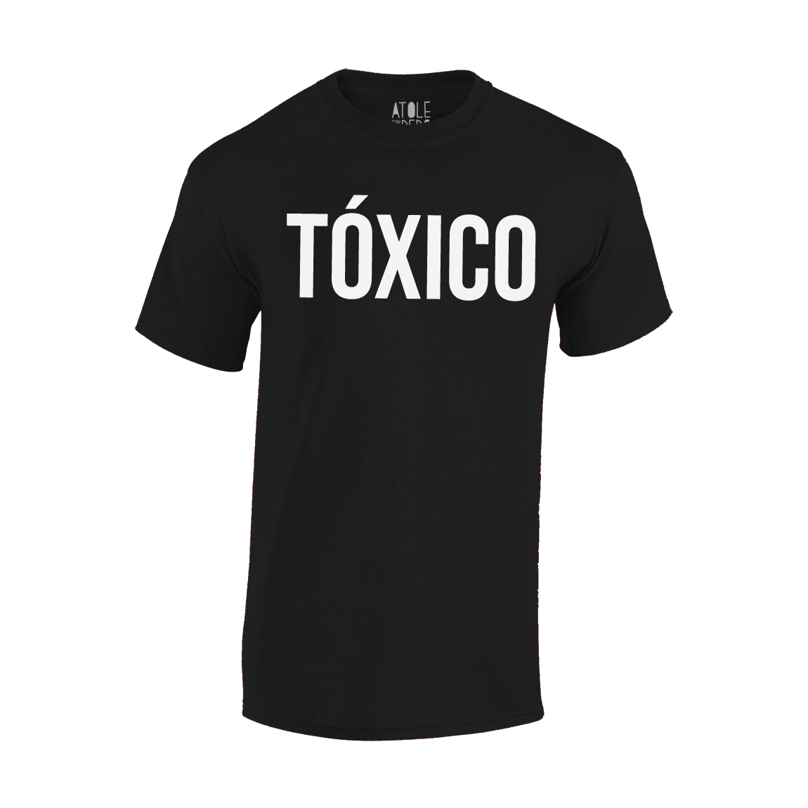 Playera Atole con el dedo Hombre Negro M