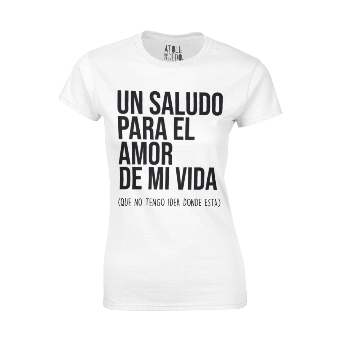 Playera Atole con el dedo Mujer Blanco G